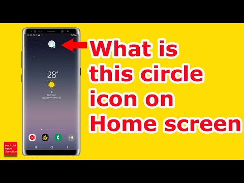 How do I remove this $#@ circle thing from my Android phone screen?