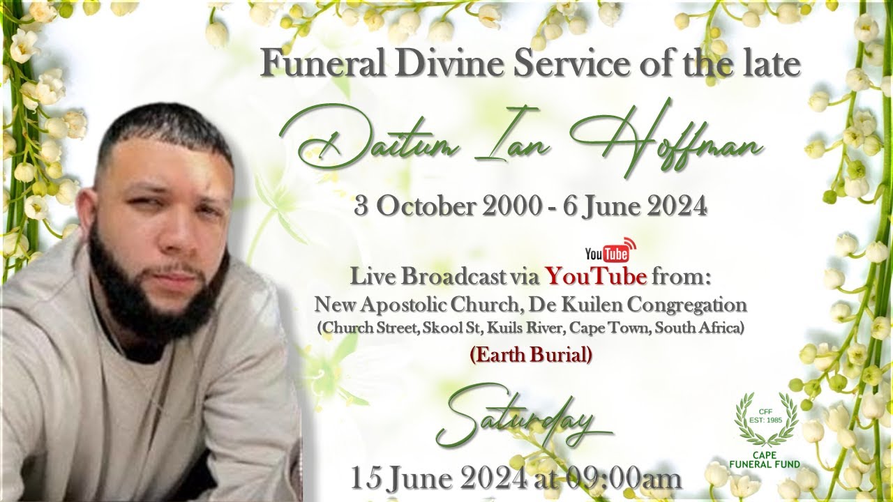 Funeral Divine Service of the late Daitum Ian Hoffman - Saturday 15