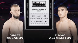 КАЗАХСКИЙ И КЫРГЫЗСКИЙ БОЙЦЫ ПОКАЗАЛИ ШОУ! Eldiyar Alymseitov vs Gamlet Aslanov