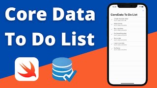 Core Data To Do List App for Beginners (Xcode 12, Swift 5, iOS Basics) - Development screenshot 3