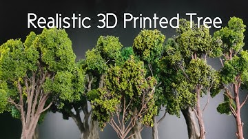 Transformeer uw diorama met deze 3D-geprinte bomen