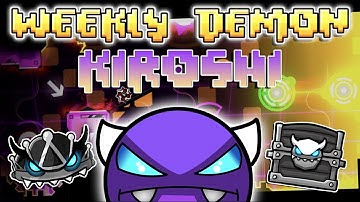 (Weekly Demon #62) Geometry Dash 2.11 - kiroshi [1 Coin] - By distortt