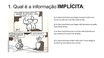 O que é inferir uma informação implícita?