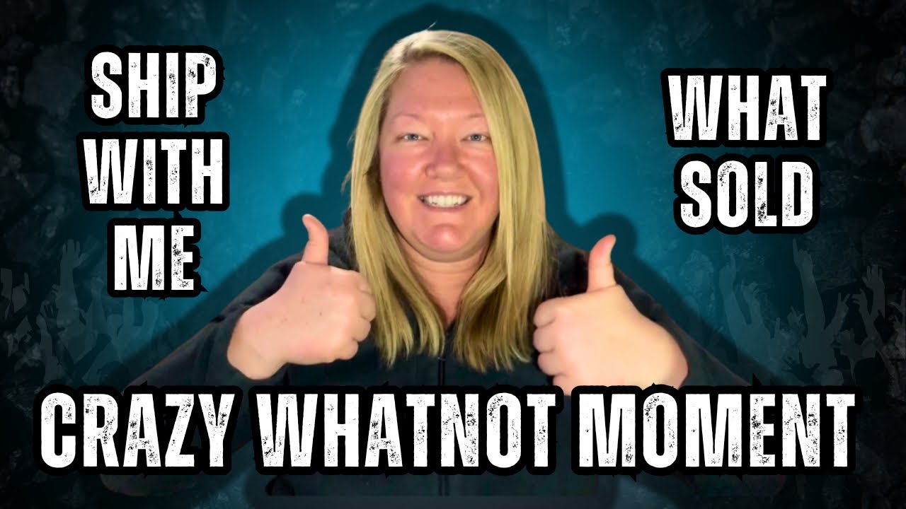 Shipping My EBay and Poshmark Orders and Sharing What Sold Over the Weekend - Also a Crazy Moment!