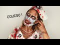 MAQUILLAGE D'HALLOWEEN AVEC MASQUE : INFIRMIÈRE ZOMBIE !