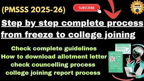 PMSSS 2025 || Complete step by step process discussed in video ||check complete information here🔊