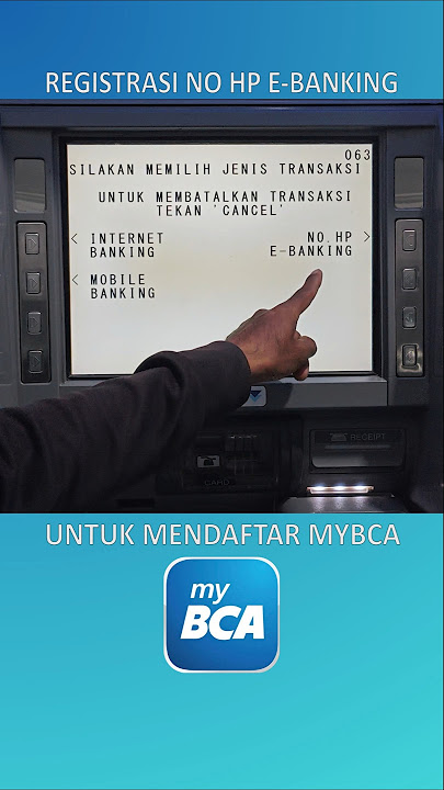 #shorts #mybca #registrasinohpebanking