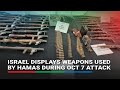 RPGs, thermobaric grenades: Israel displays weapons used by Hamas during Oct 7 attack