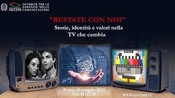 RESTATE CON NOI. Storie, identità e valori nella TV che cambia