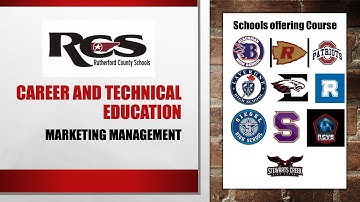 RC Schools CTE Career Pathway - Marketing Management