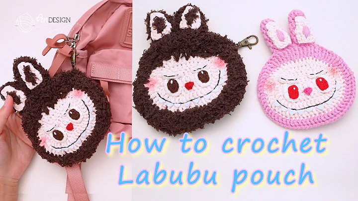 Crochet Labubu pouch | 钩织拉布布耳机袋/钱包