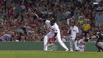 CWS@BOS: Ortiz lines a single to left to pad the lead