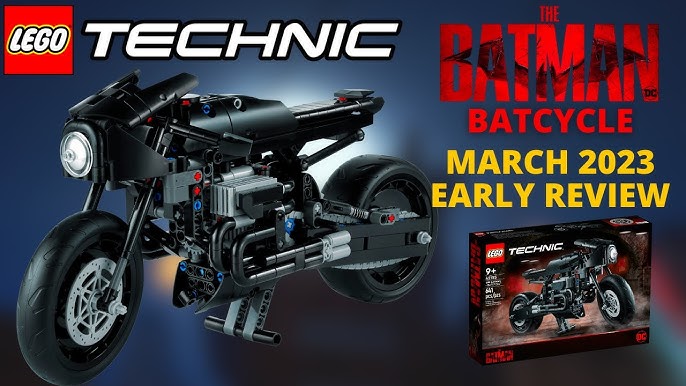 LEGO® Technic THE BATMAN Batcycle™ 641 Piece Building Kit (42155)