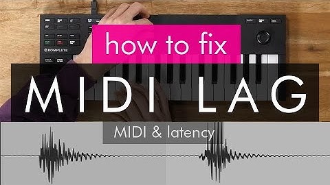 FIX MIDI LAG IN ABLETON!