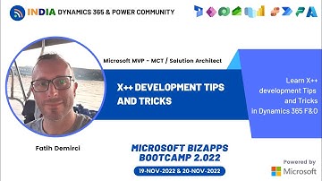 X++ development tips and tricks