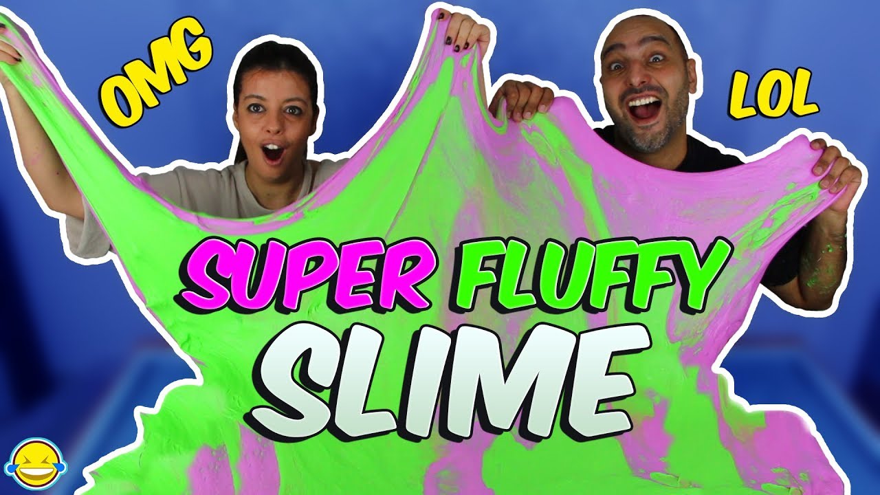 1 GALLON OF SUPER FLUFFY SLIME VS MAKING GIANT FLUFFY SLIMES! Momentos  Divertidos - YouTube