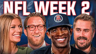 Dave Portnoy and Big Cat Battle Over Picks Contest - Pro Football Football Show Week 2
