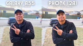 Samsung Galaxy A55 vs Nothing Phone 2a camera comparison! Top Midrange Battle!