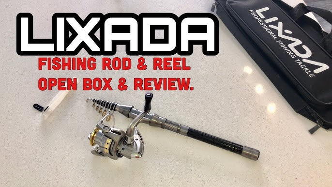 Lixada Telescopic Fishing Rod and Reel - REVIEW 