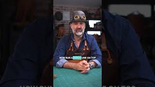How to fold a leather edge