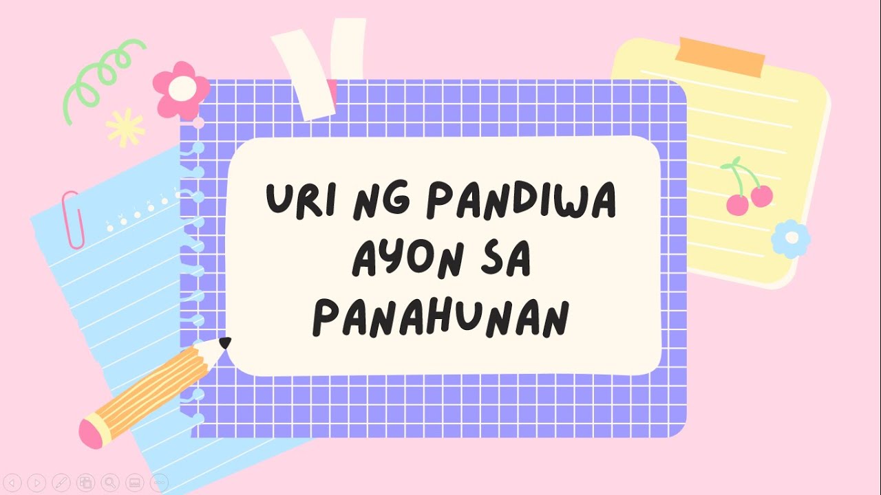 Uri Ng Pandiwa Ayon Sa Panahunanfilipino4pivot4a Youtube