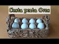 DIY-  Porta Ovos reciclando papelão e caixa de ovos