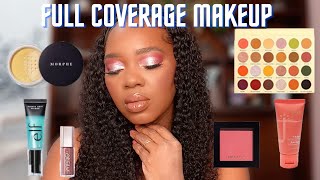 CUTE FULL COVERAGE MAKEUP USING SOME NEW (TO ME) MAKEUP | Janelle Veronica