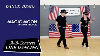 MAGIC MOON - Line Dance Demo & Walk Through Resimi