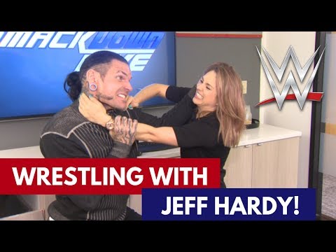 I got a wrestling lesson from WWE's Jeff Hardy
