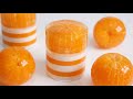 탱글탱글 귤 젤리 만들기 tangerine jelly recipe