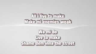 Mavado & Jah Vinci - Live To Make (lyrics on screen)