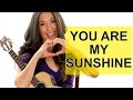 You Are My Sunshine Fingerstyle Ukulele Tutorial with Tabs and Play Along