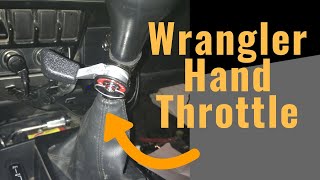 TerraFlex TJ Hand Throttle