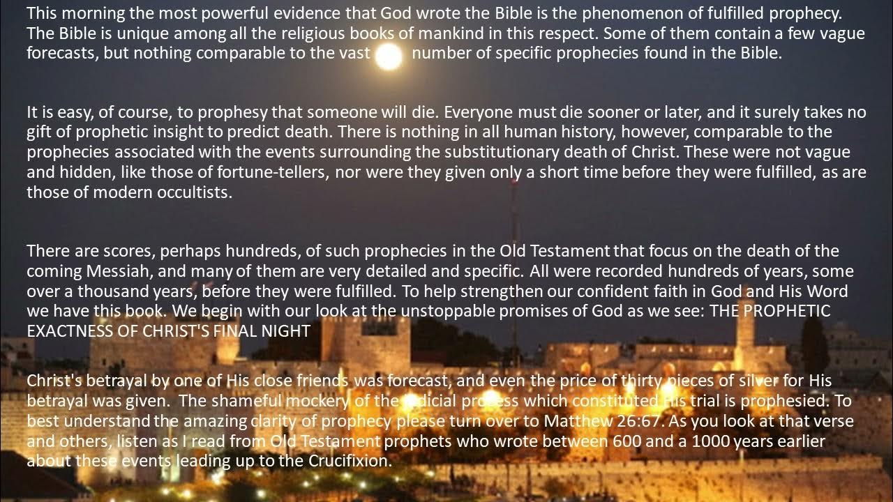 HE WAS WOUNDED FOR US--Jesus Fulfilled Prophecy By Being Struck & Spat