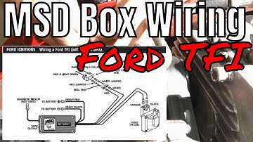 MSD Wiring to Ford TFI Style Ignition, FoxBody, F150, Ford TFI