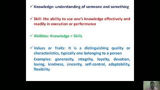 Life Skills-Personal Competence