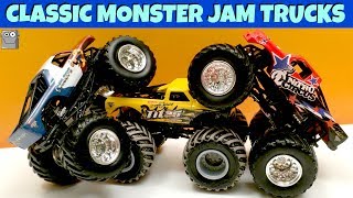 3 Classic Monster Jam Trucks