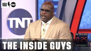 Chuck Calls Shaq 'Mr. Sensitive' in Another Chuck vs. Shaq Face-off NBA on TNT