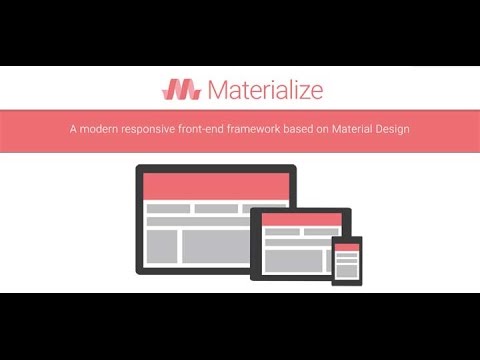 Materialize Responsive Web Design Tutorial - Part 2