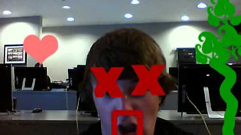 Aaron Fessler chillin in CAD class