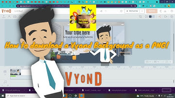 How to download a Vyond Background as a PNG!