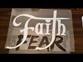 B-Flex Gimme 5 HTV And Aviva Eco HTV - Choose FAITH OVER FEAR T-Shirt