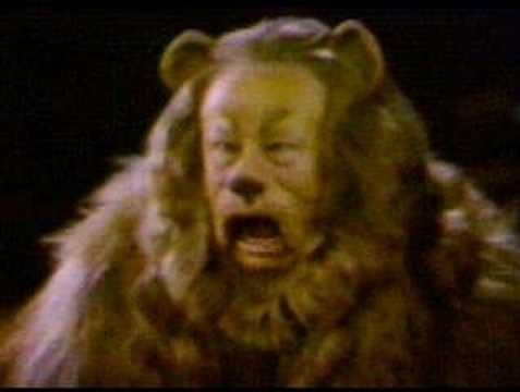 Wizard of oz - The lion needs help!