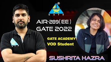 Interaction with Toppers || Sushrita Hazra, VOD Student,  AIR-289(EE) with #GC_Sir