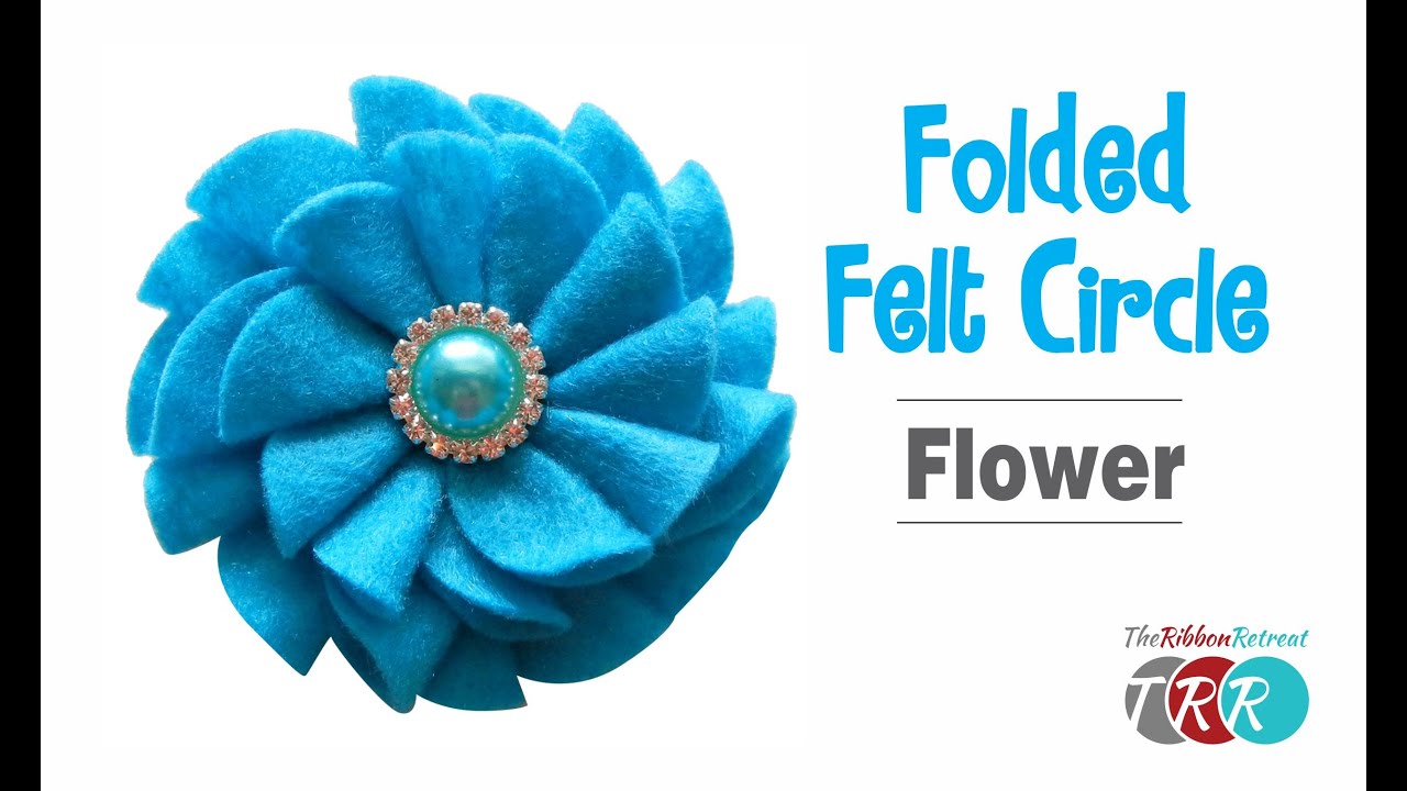 Felt Rolled Flower Tutorial - The Ribbon Retreat Blog