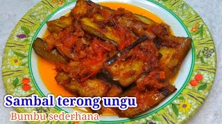 Sambal Terong Balado // resep sambal terong // terong ungu