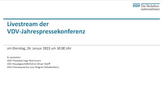 24.01.2023 | Pressekonferenz | VDV-Jahrespressekonferenz