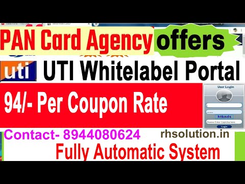 Pan Card Whitelabel Portal | Whitelabel Pan Portal | Pan Card Admin portal | Pan Card Corporate ID