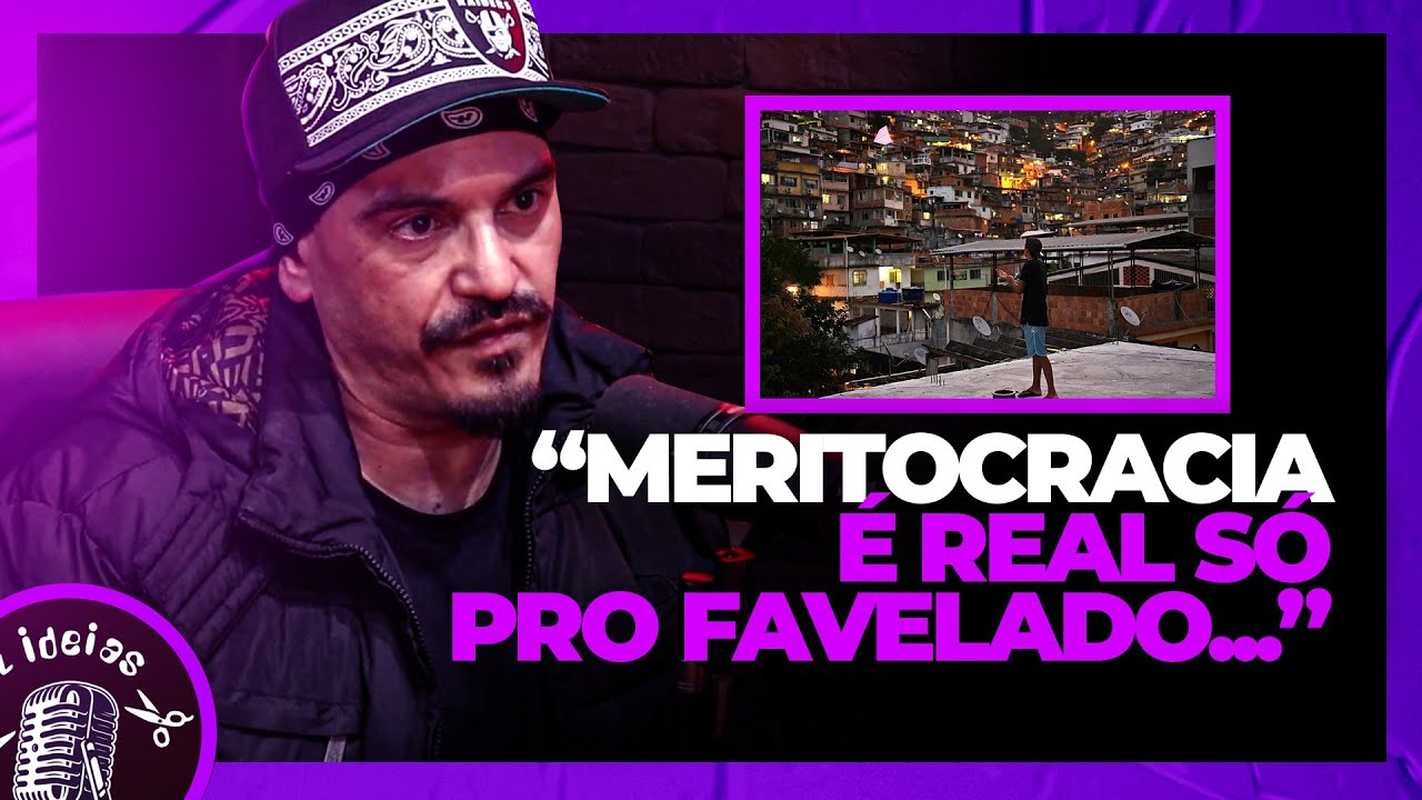 MERITOCRACIA É PRO FAVELADO QUE TEM 5 FUNÇÕES TODOS OS DIAS - Cortes Az Ideias Podcast