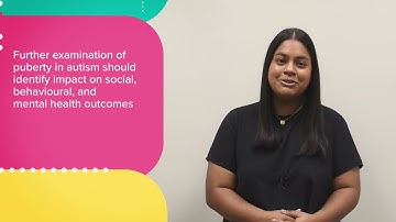 60 Second Science -  Puberty and autism